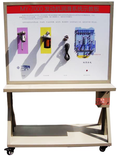发动机润滑系统示教板(图1) MY-7000 发动机润滑系统示教板