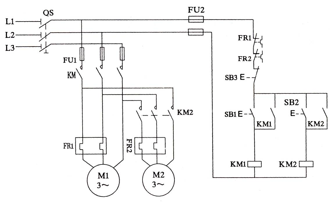 主电路联锁控制线路实验(图1)