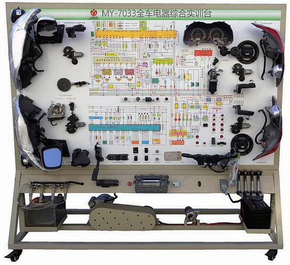 全车电器综合实训台(图1) 全车电器综合实训台(图1)