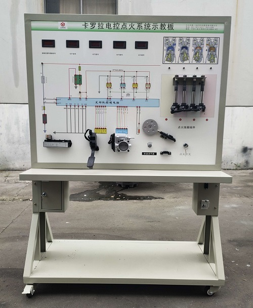 卡罗拉电控点火系统示教板(图1) 卡罗拉电控点火系统示教板(图1)