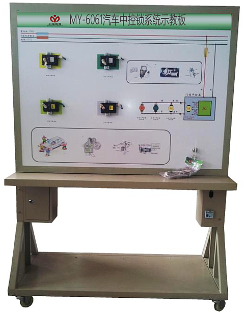 汽车中控锁系统示教板(图1) 汽车中控锁系统示教板(图1)