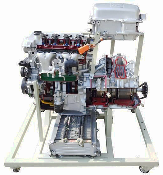 汽车油电混合动力系统解剖实训台(图1) 汽车油电混合动力系统解剖实训台(图1)