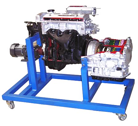 汽油发动机附手动变速器解剖实训装置(图1) 汽油发动机附手动变速器解剖实训装置(图1)