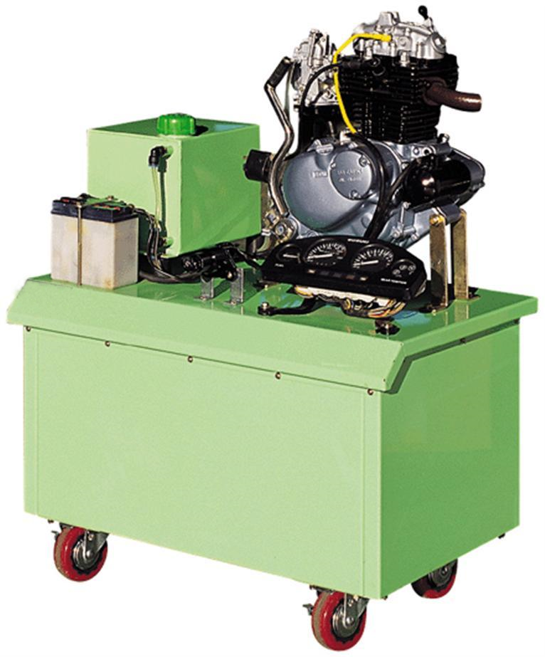 摩托车发动机运行排故与检测实训台(图1) 摩托车发动机运行排故与检测实训台(图1)