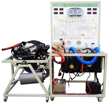 捷达电控柴油发动机拆装实验台(图1) 捷达电控柴油发动机拆装实验台(图1)