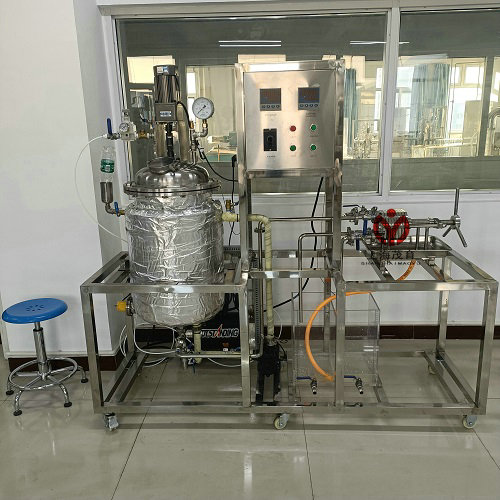 板框过滤-反应釜组合实验装置(图1) 板框过滤-反应釜组合实验装置(图1)