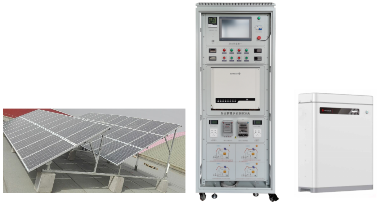 5KW光伏储能发电教学系统(图1) 5KW光伏储能发电教学系统(图1)