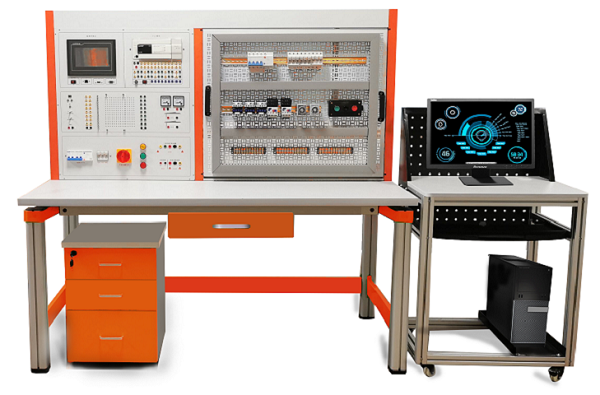 网络型PLC可编程控制技术综合实训装置(图1) 网络型PLC可编程控制技术综合实训装置(图1)
