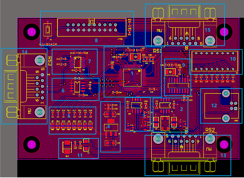 船舶CAN-BUS工控网络实验装置(图10)