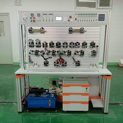 PLC控制液压传动实验教学设备(图1) PLC控制液压传动实验教学设备(图1)