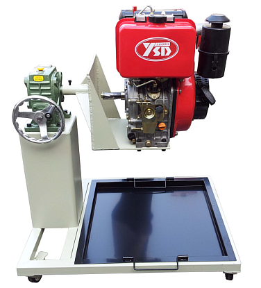 拆装单缸汽油发动机附翻转架(图1) 拆装单缸汽油发动机附翻转架(图1)