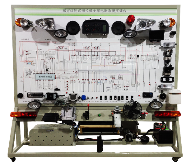 东方红轮式拖拉机全车电器系统实训台(图1) 东方红轮式拖拉机全车电器系统实训台(图1)