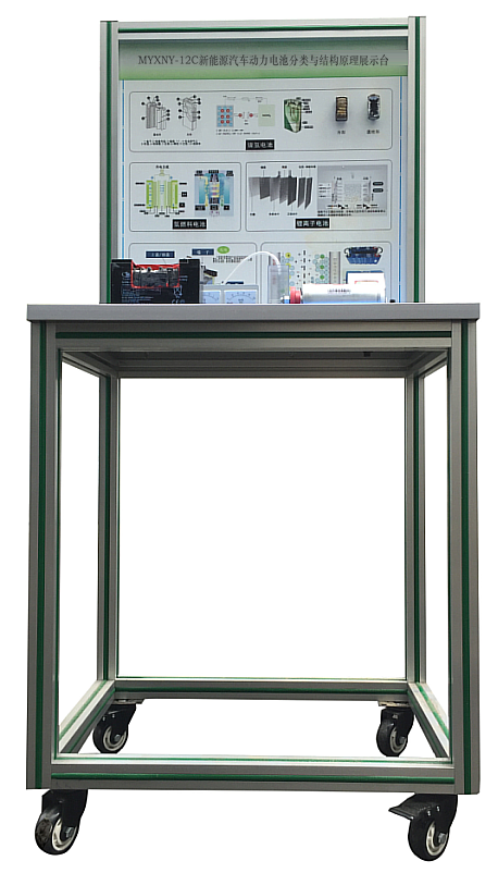 动力电池分类与结构原理展示台(图1) 动力电池分类与结构原理展示台(图1)