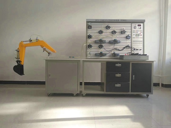 挖掘机液压系统PLC控制实训装置(图1)