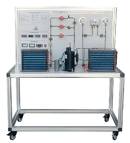 制冷管路维修基本技能实训设备(图1) 制冷管路维修基本技能实训设备(图1)