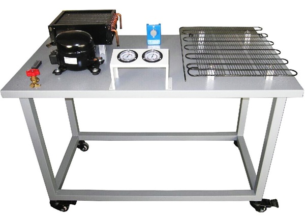 制冷管路维修基本技能实训设备冷媒检漏方法(图1)