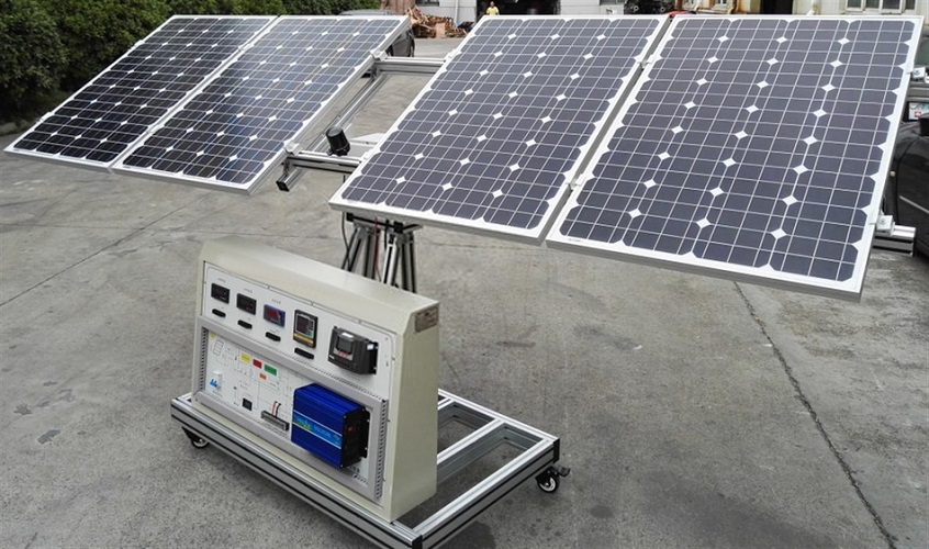 教学用光伏发电组装与建设实训系统(图1)