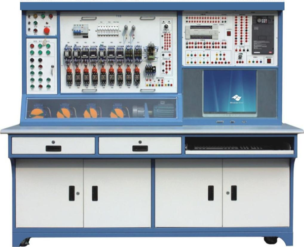 机床及PLC变频器电机实训装置(图1)