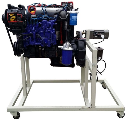 东方红704拖拉机发动机解剖运行实训台(图1) 东方红704拖拉机发动机解剖运行实训台(图1)