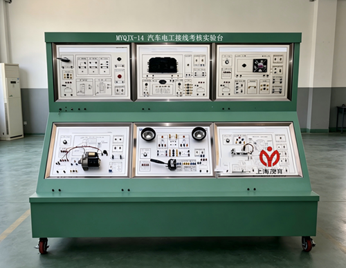 汽车电工接线考核实训台,汽车电工接线考核实训设备(图1) MYQJX-14汽车电工.png